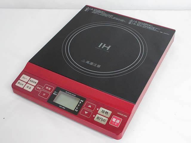 クリックで拡大 KOIZUMI 1口IHクッキングヒーター 取扱説明書付 - 画像2